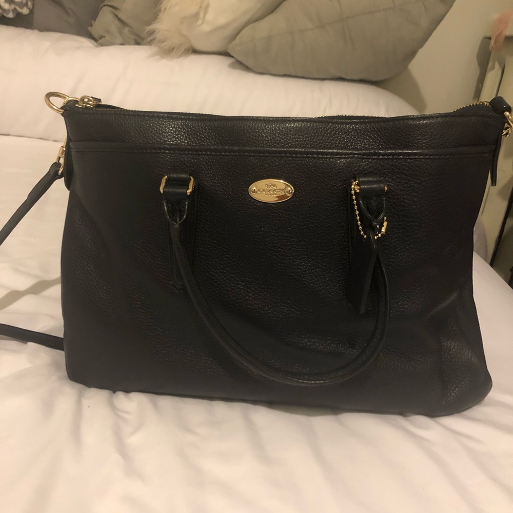 Coach Navy Blue handbag